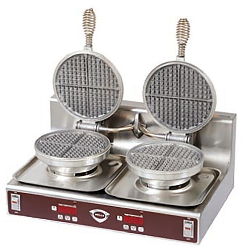 Wells Standard Double Waffle Baker w/ 7" Grids