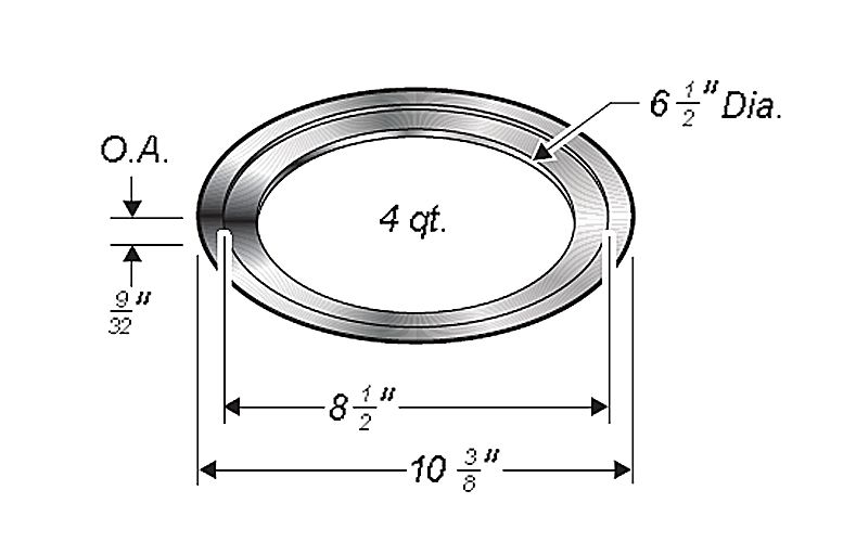 Wells Adapter Top for 7 Qt Warmer to Convert to 4 Qt Warmer
