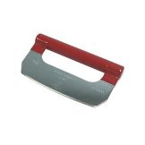 S/S Pizza Knife W/ Red Handle, 4-3/8" x 8-1/8"