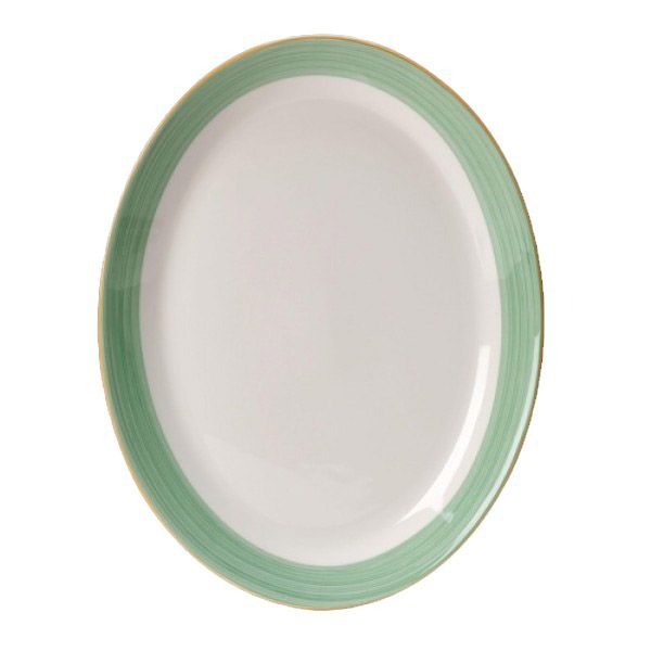 Steelite Performance Simplicity Rio Green 13-1/2" Coupe Platter