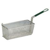 Prince Castle 12" Fry Basket w/ Green Plastisol Handle