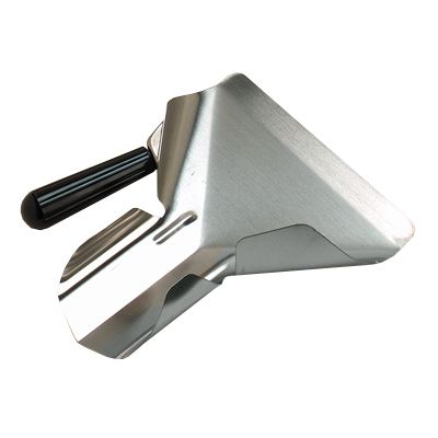 American Metalcraft S/S Left-Handed Fry Scoop w/ Plastic Handle