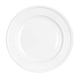 Dinex&reg; Ivory Embossed Bread & Butter Plate