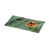 American Metalcraft Glacier&trade; 19" Rect. Bubble Glass Platter