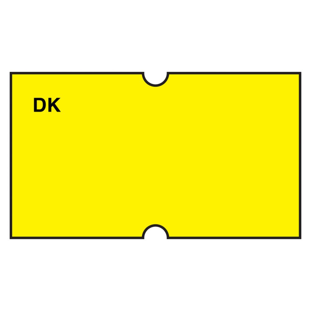 DayMark DuraMark&trade; Blank Yellow Label for DM-3 Label Gun
