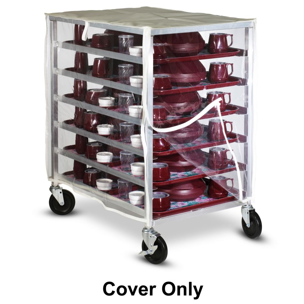 Dinex&reg; Clear Vinyl Zippered Front Cart Cover for DHOR/12