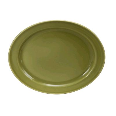 Oneida&reg; Spectra&trade; Avocado 11-1/2" x 9-1/4" Platter