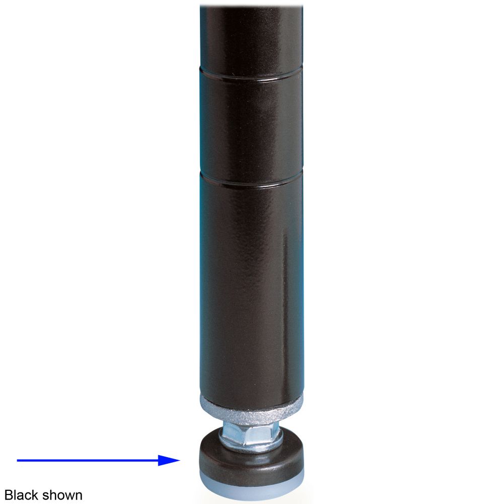Metro&reg; Decorative Chrome Decorative Leveling Foot For Post