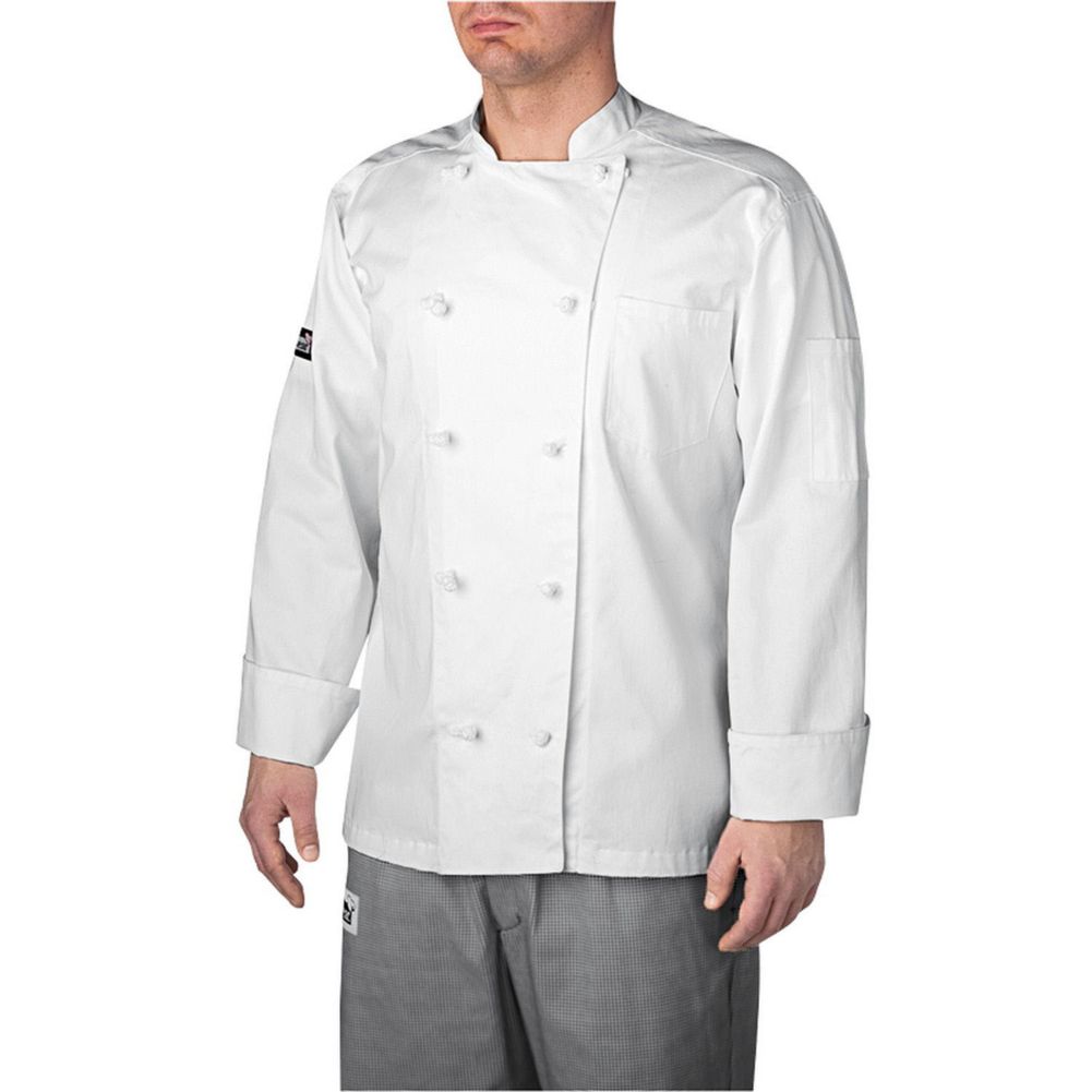 Chefwear&reg; Large White Five-Star Traditional Chef Jacket