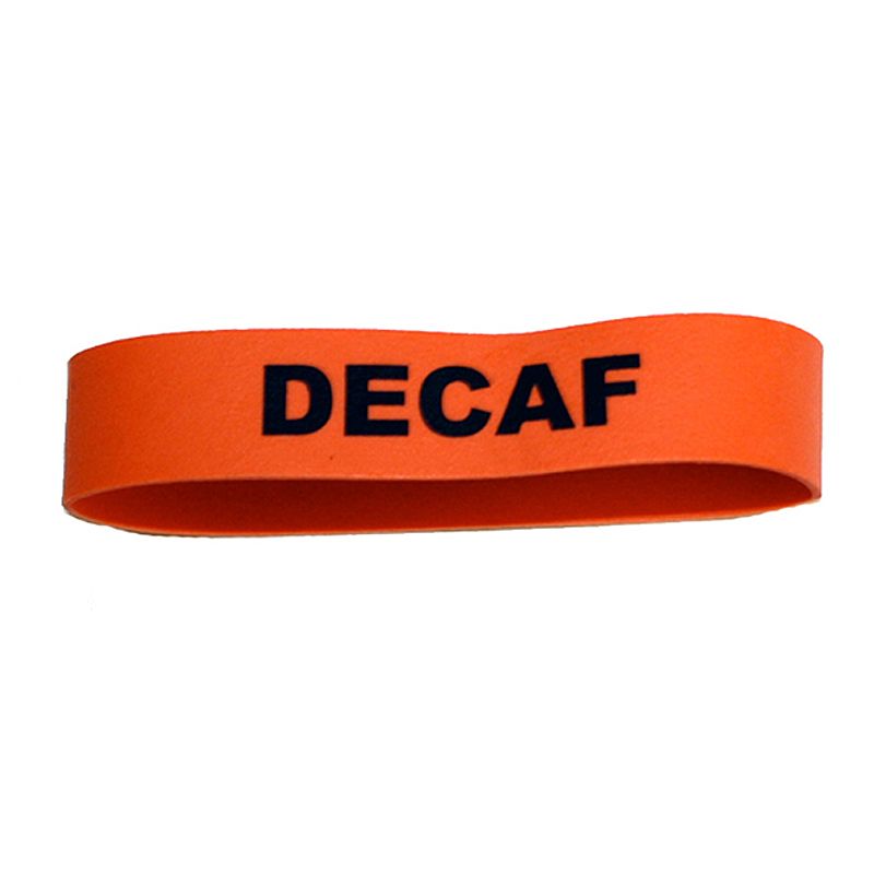 Service Ideas "Decaf" Flavorband Label