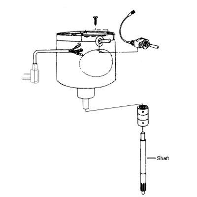 Bar Maid Drive Shaft for A-200 and A-205 Model Glass Washers