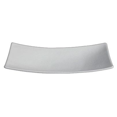 Bugambilia Medium Rectangular Fruit Bowl, White