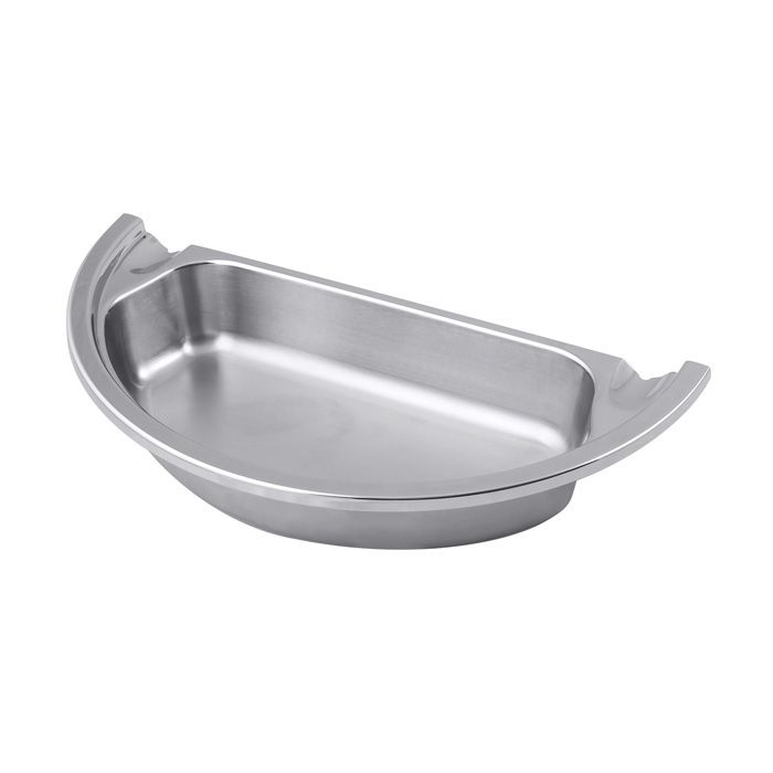 Half Round 2 Qt Stainless Insert for Buffet Servers