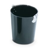 Vollrath Plastic Economy Black 5.75 Qt Wine Cooler w/ Bail Handle