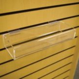 Display Tray For Slatwall, Acrylic, 12" x 4" x 2"