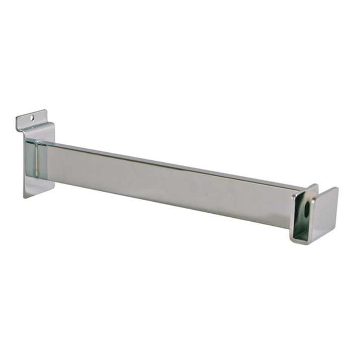 Slatwall Bracket, Chrome, 12"