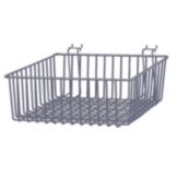Wire Basket, Chrome, 12 x 12 x 4