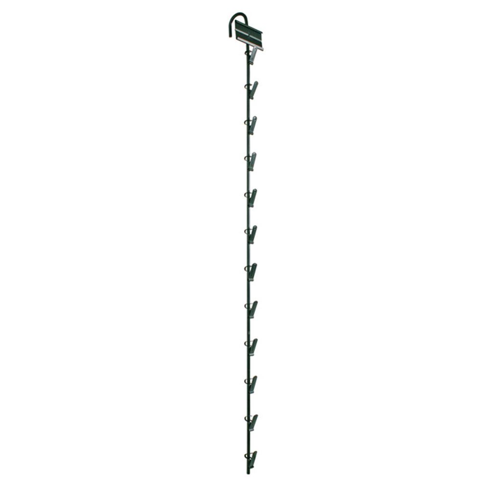 32" L Black 12 Clip Label Holder Strip