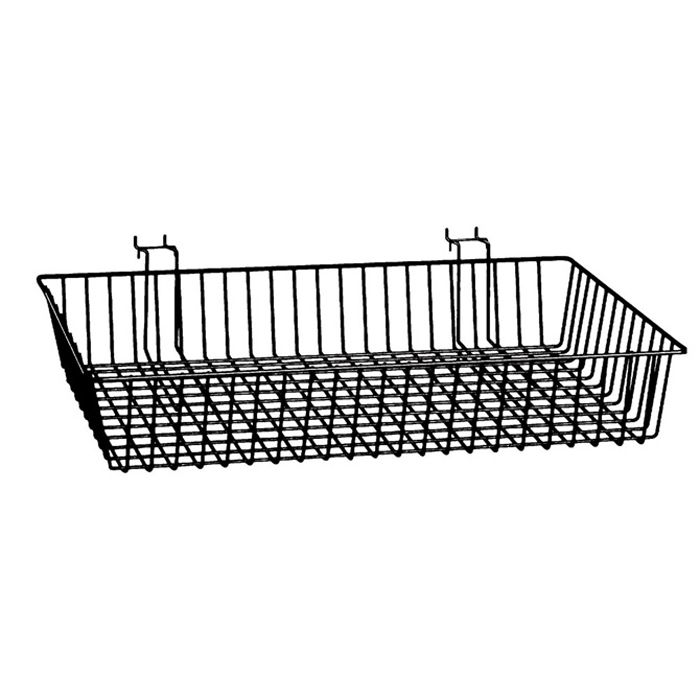 Slanted Multi Basket, Black, 24 x 12 x 2