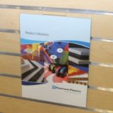 Sign Holder For Slatwall, Clear, 8-1/2" x 11"