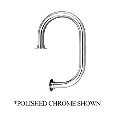 Service Bar Rail, Poished Brass, 1-1/2" O.D. Tubing