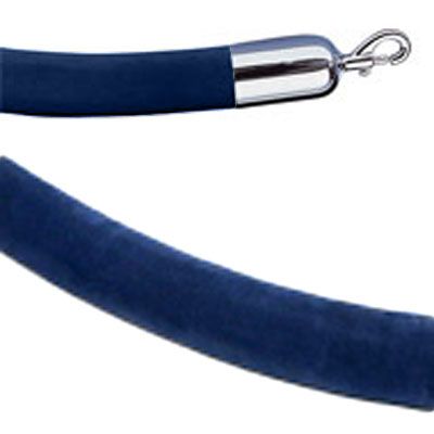 Velour Rope, Royal Blue, 5' x 1-1/2"
