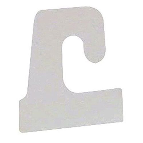 Hook Hang Tab, Clear Top & Adhesive Bottom