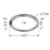 Wells Adapter Top to Convert SS-10 Food Warmer to hold one 7 Qt. Inset