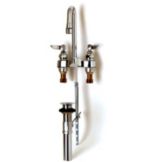 T & S Brass 9-11/16" Deck Mounted Lavatory Faucet