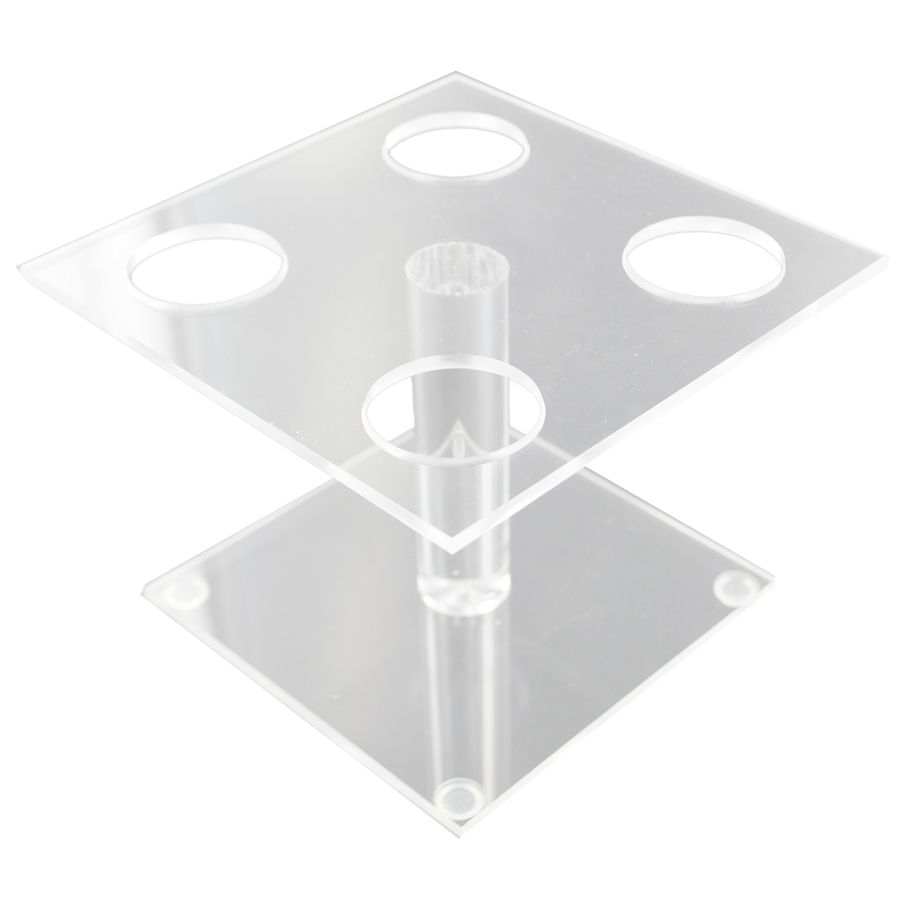 Cal-Mil&reg; Clear 4 Hole Cone Holder