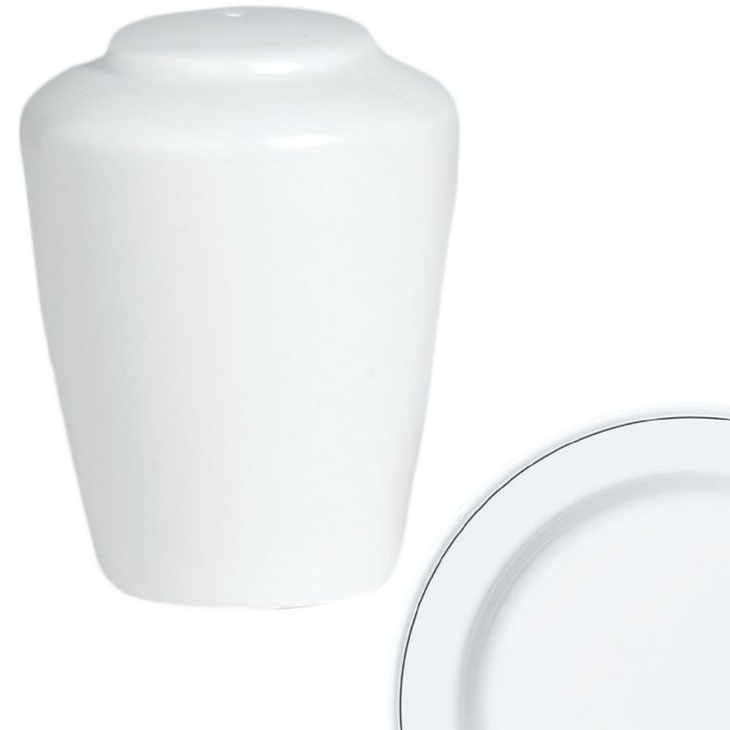 Steelite Performance Simplicity Black Line Madison Salt Shaker