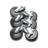 True&reg; 4-Casters for TDD-2/3 Beer Disp & TBB-2/3 Back Bar Coolers