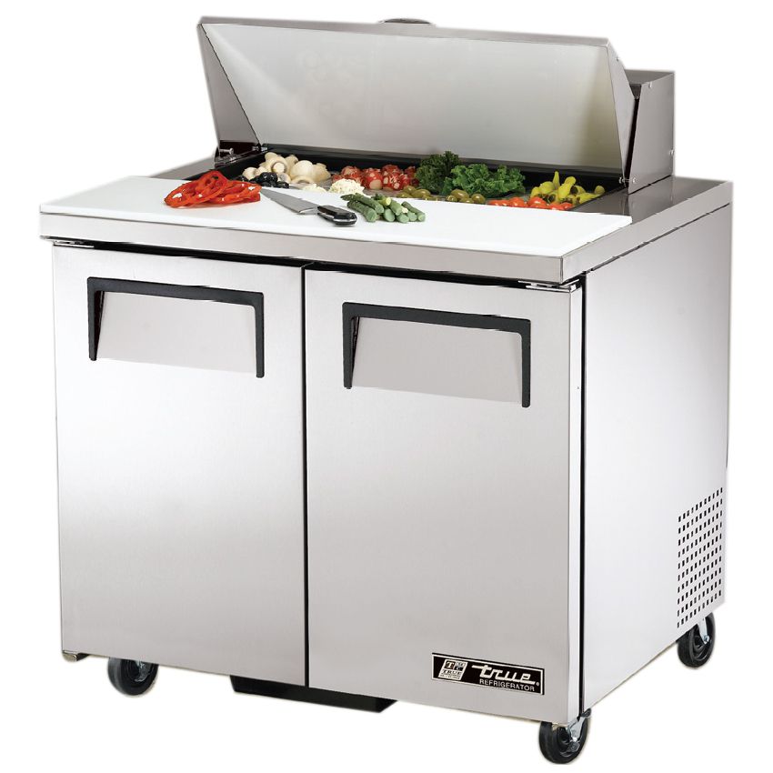 True&reg; 2-Door 4-Shelf 8.5 Cu Ft S/S Sandwich & Salad Unit