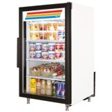 True&reg; White Glass Door Countertop Refrigerator, 7 Cubic Ft