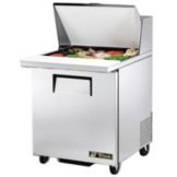 True&reg; Left Hinged Door Mega Top S/S 6.5 Cu Ft Sandwich Prep Table