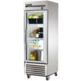 True&reg; T-Series Glass Door Reach-In Refrigerator, 23 Cubic Ft