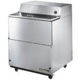 True&reg; 13.8 Cu Ft S/S Refrigerated Milk Cooler with S/S Interior