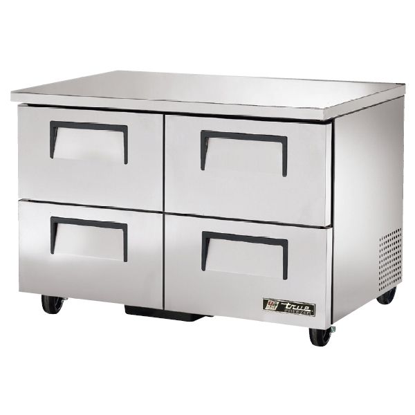True&reg; S/S 2-Drawer 12 Cu Ft Undercounter Freezer w/ Casters