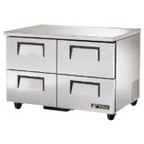 True&reg; S/S 2-Drawer 12 Cu Ft Undercounter Freezer w/ Casters