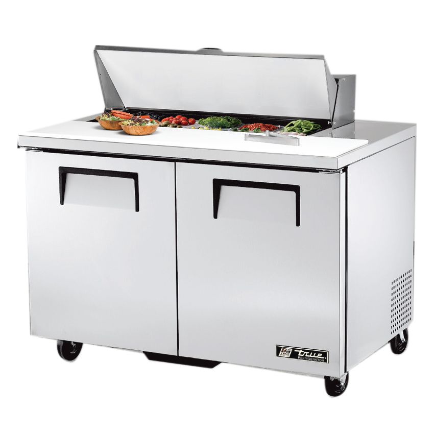 True&reg; 2-Door 10-Pan 12 Cu Ft S/S Sandwich & Salad Unit