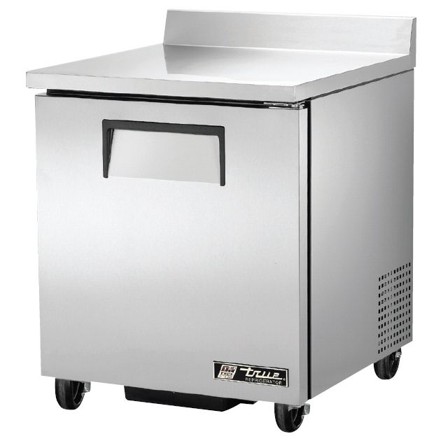 True&reg; S/S Solid Door 2-Shelf 6.5 Cu Ft Worktop Refrigerator