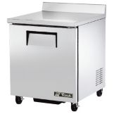 True&reg; Left-Hinged Door 2-Shelf S/S 6.5 Cu Ft Worktop Freezer