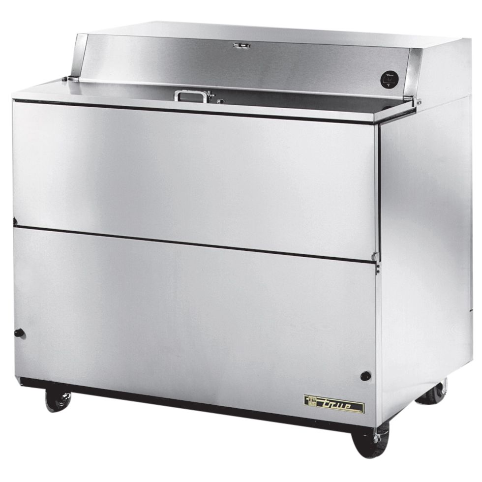 True&reg; S/S 20.9 Cu Ft Refrigerated Milk Cooler with S/S Interior