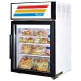 True&reg; White Glass Door Countertop Refrigerator, 5 Cubic Ft