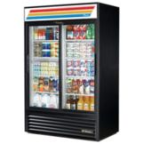 True&reg; Black Glass Door Refrigerator Merchandiser, 45 Cubic Ft