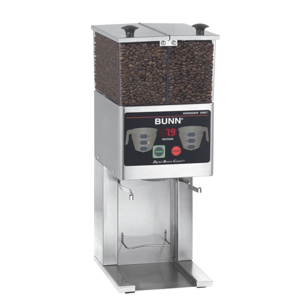 BUNN&reg; S/S French Press Grinder FPG-2 DBC with Dual 3 Lb Hoppers