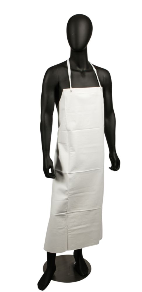 Chef Revival&reg; 20 mil White Vinyl Apron