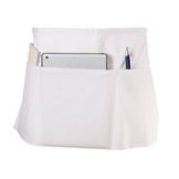 Chef Revival&reg; White Professional Front-of-the-House Waist Apron