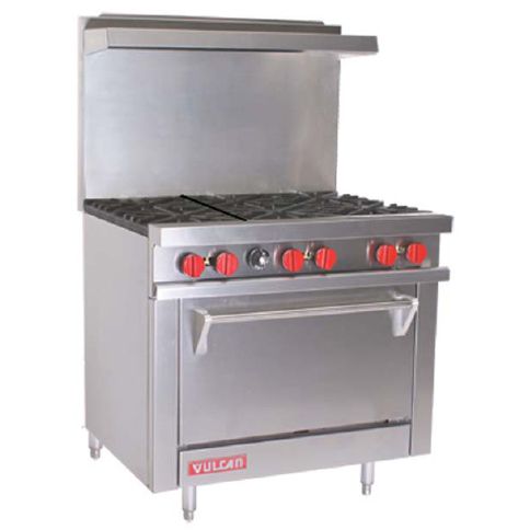 Vulcan Hart V Series 36" Gas Restaurant Range w/ 6 Burners