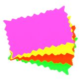 Four Color Starburst Sign Pack, 3" x 5"